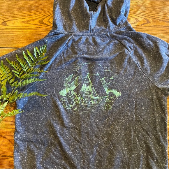 Camping Theme United By Blue Hoodie Full Zip - Picture 3 of 9